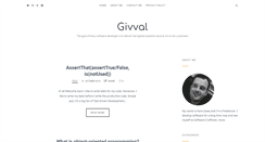 Desktop Screenshot of givval.com