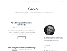 Tablet Screenshot of givval.com